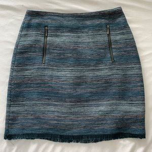 LOFT Fringe Pencil Skirt